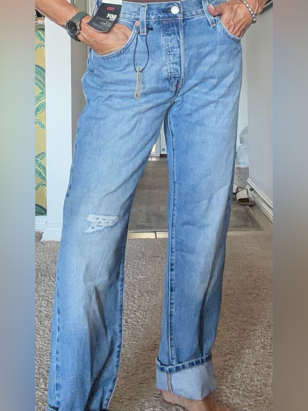 NWT Levi's Light Blue 501 Jeans